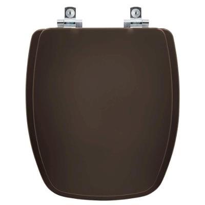 Assento Sanitário Soft Close Stylus Marrom Café Para Vaso Celite