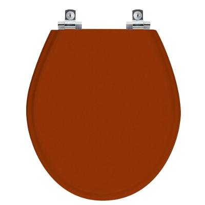 Assento Sanitário Soft Close Ravena Caramelo Para Vaso Deca