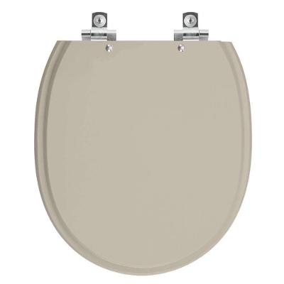 Assento Sanitário Soft Close Village Bege Saara Para Vaso Deca