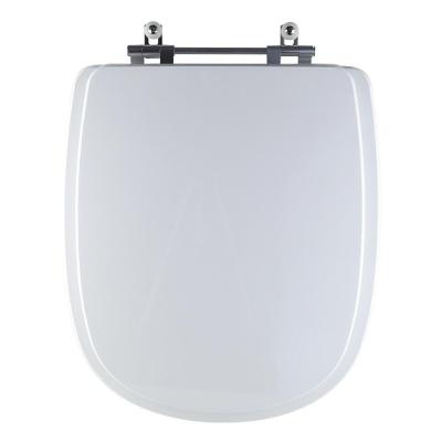 Assento Sanitário Tampa De Vaso Branco Mdf Laqueado Donna Para Bacia Santamarina