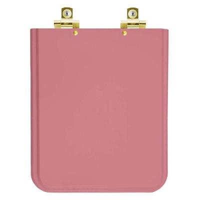 Assento Sanitário Soft Close Square Wild Rose Para Vaso Incepa Com Ferragem Dourada