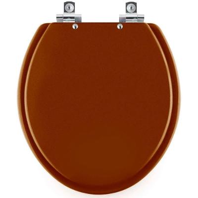 Assento Sanitário Soft Close Targa Caramelo Para Vaso Deca