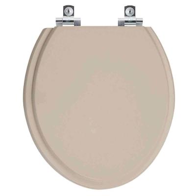 Assento Sanitário Soft Close Convencional Oval Bege Saara Para Vaso Deca