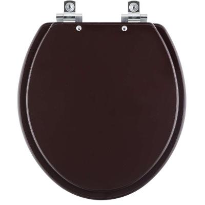 Assento Sanitário Soft Close Convencional Oval Marrom Café Para Todos Os Fabricantes