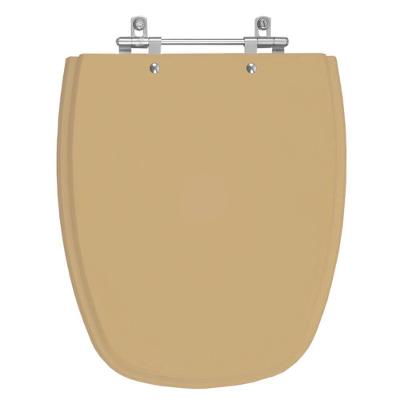 Assento Sanitário Monte Carlo Bege Castor Para Vaso Deca