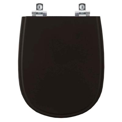 Assento Sanitário Soft Close Paris Preto Para Vaso Ideal Standard