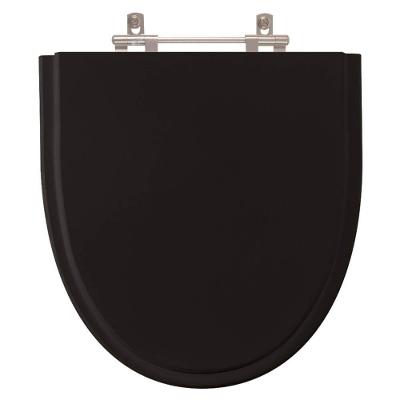 Assento Sanitário Poliester Studio Preto Para Vaso Incepa