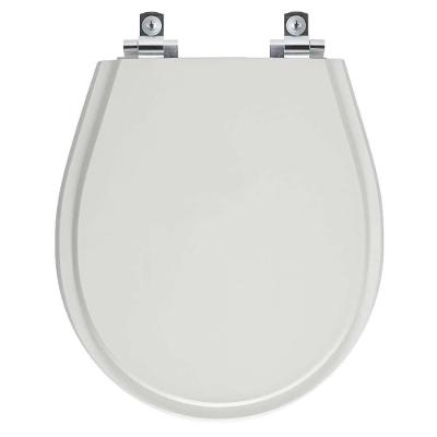 Assento Sanitário Soft Close Aries Cinza Claro Para Vaso Eternit