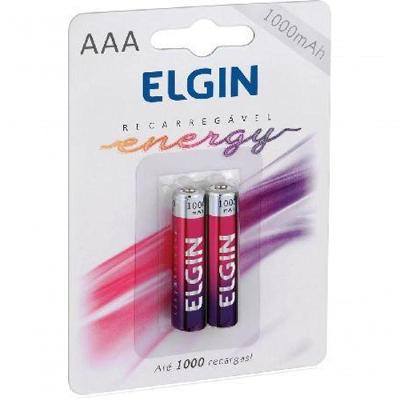 Pilha Recarrega&#129;vel Aaa 1000mah C/2 82170