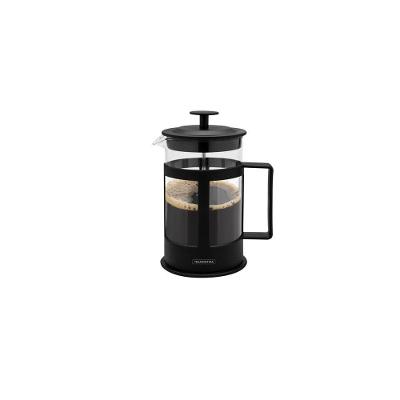 Cafeteira Francesa Tramontina Em Vidro E Polipropileno Preto 600 Ml