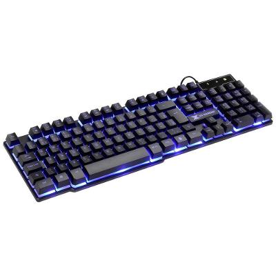 Teclado Gamer Hydra 107 Teclas + 12 Multimídia Com Led Azul