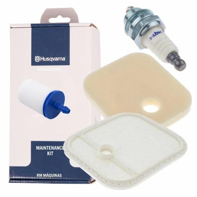 Kit Manutenção Filtros Vela Roçadeira Husqvarna 236rs 143rs Original