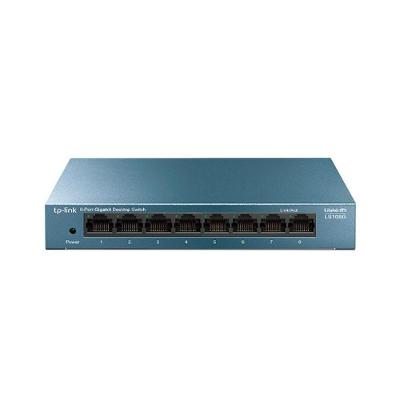 Switch De Mesa Tp-link, 8 Portas 10-100-1000mbps - Ls108g