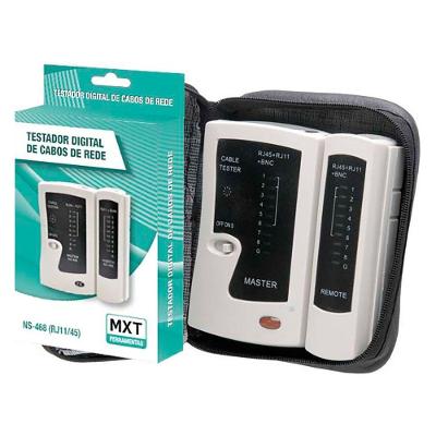 Testador Digital De Cabos De Rede Mxt Ns-468-b
