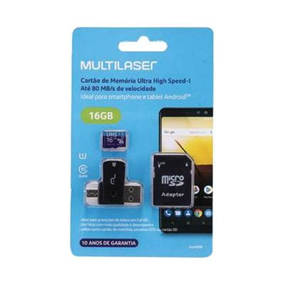 Cartao Uhs1 16gb +adap Usb Dual Mc150