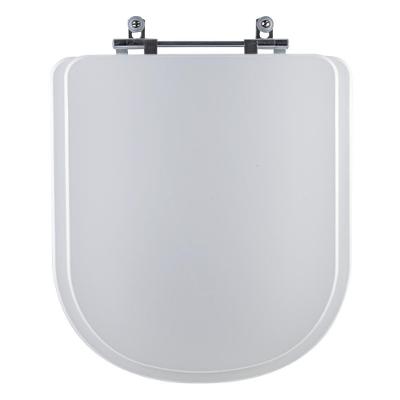Assento Sanitário Tampa De Vaso Branco Mdf Laqueado Flox Para Bacia Fiori