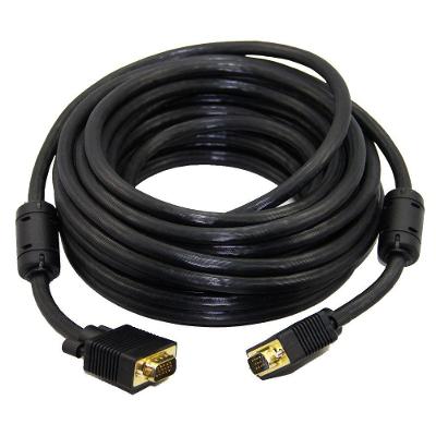 Cabo Nwt Para Monitor Vga Hd15m X Hd15m 20m Preto Com Filtro