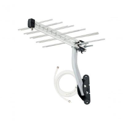 Antena Externa Aquario Log Para Tv 20 Elementos - Lu-20 Plus