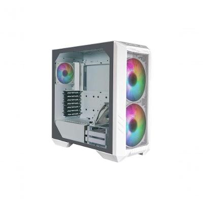 Gabinete Cooler Master Haf 500 Lateral Vidro Temperado - 2 Fans Argb 200mm Led Argb - Branco - H500-wgnn-s00