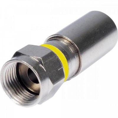 Conector F De Compressão Rg6 Cfmp0002 Storm - Pct - 100