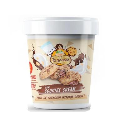 Pasta De Amendoim Integral Gourmet 450g Sabor Com Cookies Cream