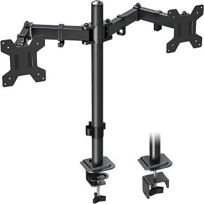 Suporte 2 Monitor Duplo Braco Articulado 10 A 32 Polegadas Mesa Giratorio Bancada Profissional
