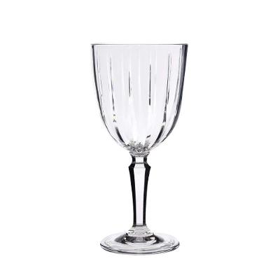Taça De Vinho Cutting Em Acrílico 340ml Kenya