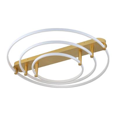 Plafon Skylight Listo 3106l Led Bivolt Branco/dourado