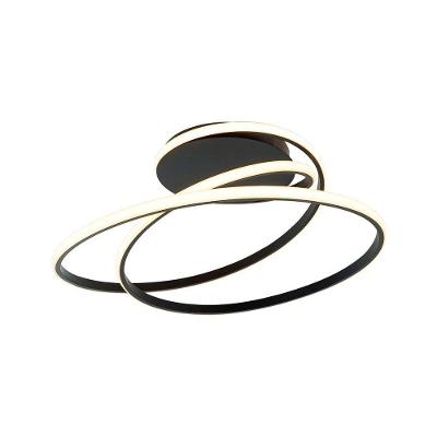 Plafon Taschibra Carachi Led Bivolt Preto 3000k Luz Amarela 15051069