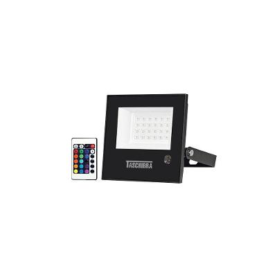 Refletor Taschibra Tr Led Slim Rgb 20w Preto Bivolt Rgb 15030035-02