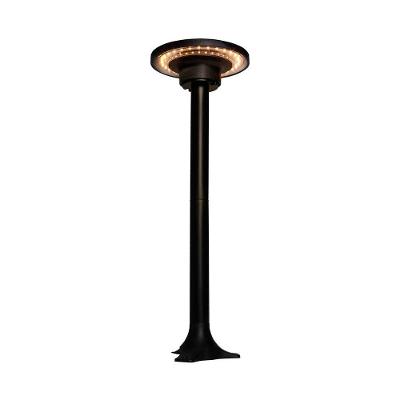 Espeto / Poste Para Jardim Taschibra Lucine Led 6w Bivolt Preto 3000k Luz Amarela 15100107