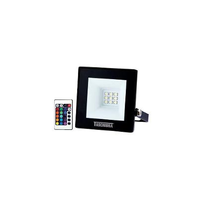 Refletor Taschibra Tr Led Slim Rgb 10w Preto Bivolt Rgb 15030034-02