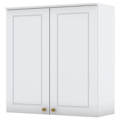 Armario Aereo 2 Portas Mdf 80 Cm Americana C356 Branco Henn