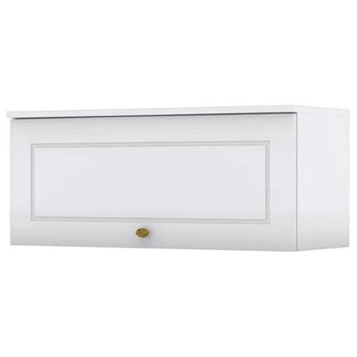 Armario Aereo Basculante Mdf 80 Cm Americana C354 Branco Henn