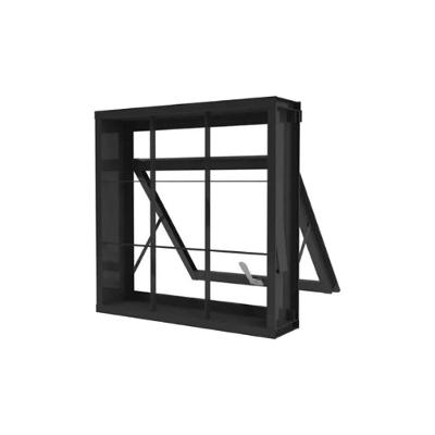 Janela Maxim-ar Em Aço Com Grade Quadriculada 50x50 R120 Tradição