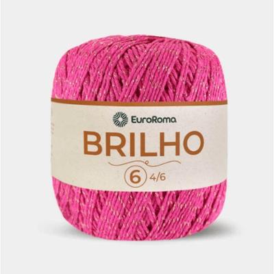 Barbante Euroroma Nº6 Brilho Ouro 400 Gr