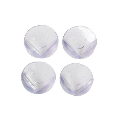 Protetor De Quina Canto Móveis Cantoneira Silicone Proteção Bebê 4 Unidades Redondo