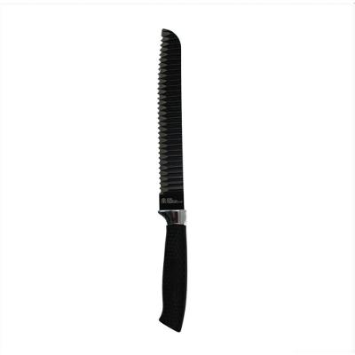 Jogo De Facas 6 Peças Aço Inox Knife Set Preto
