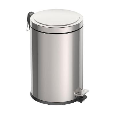 Lixeira Brasil Com Pedal Aço Inox Polido 20 Litros - Tramontina 94538/120