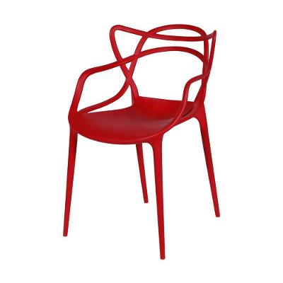 Cadeira Or-1116 Em Polipropileno Or Design Vermelho