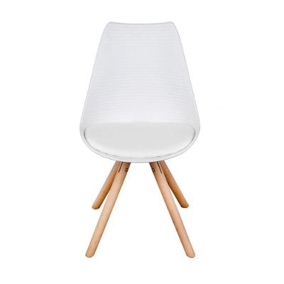 Cadeira Or-1137 Em Polipropileno Base De Madeira Or Design Branco