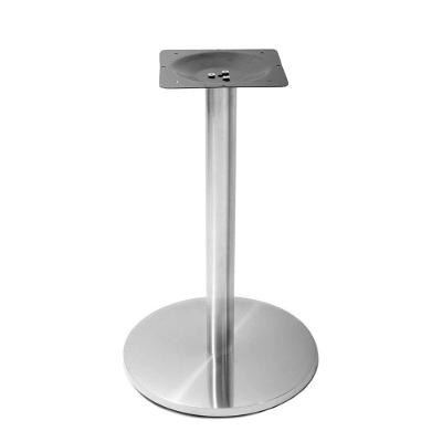 Base De Mesa Or-2202 Em Inox Para Tampos Até 80cm Or Design Inox