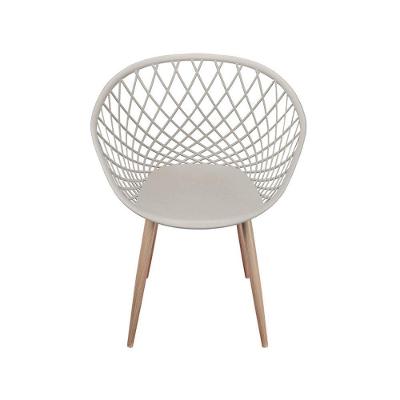 Cadeira Em Pp Or-1127 Base Metal Tom De Madeira Or Design Fendi