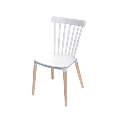 Cadeira Or-1109 Em Polipropileno C Base De Madeira Or Design Branco