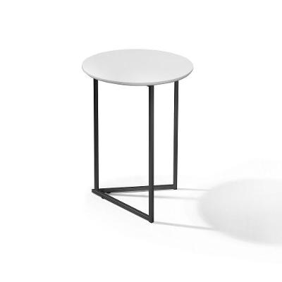 Mesa Lateral Decorativo Redonda Luxo Jade