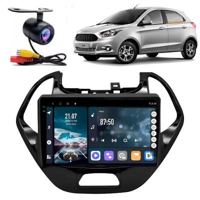 Central Multimídia Android 2 Din Ford Ka Moldura 9 Câmera Ré