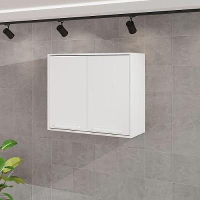 Armário Aéreo Cozinha Flórida 80cm 2 Portas Salleto Branco