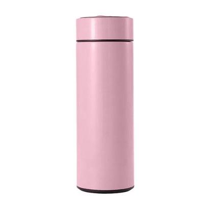 Garrafa Térmica Inox 500ml Quente Frio Tampa Rosa Nº15