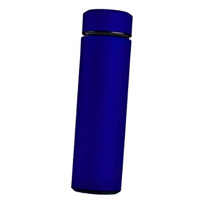 Garrafa Térmica Inox 500ml Quente Frio Tampa Azul Nº9