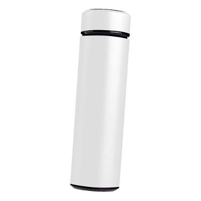 Garrafa Térmica Inox 500ml Quente Frio Tampa Branco Nº5